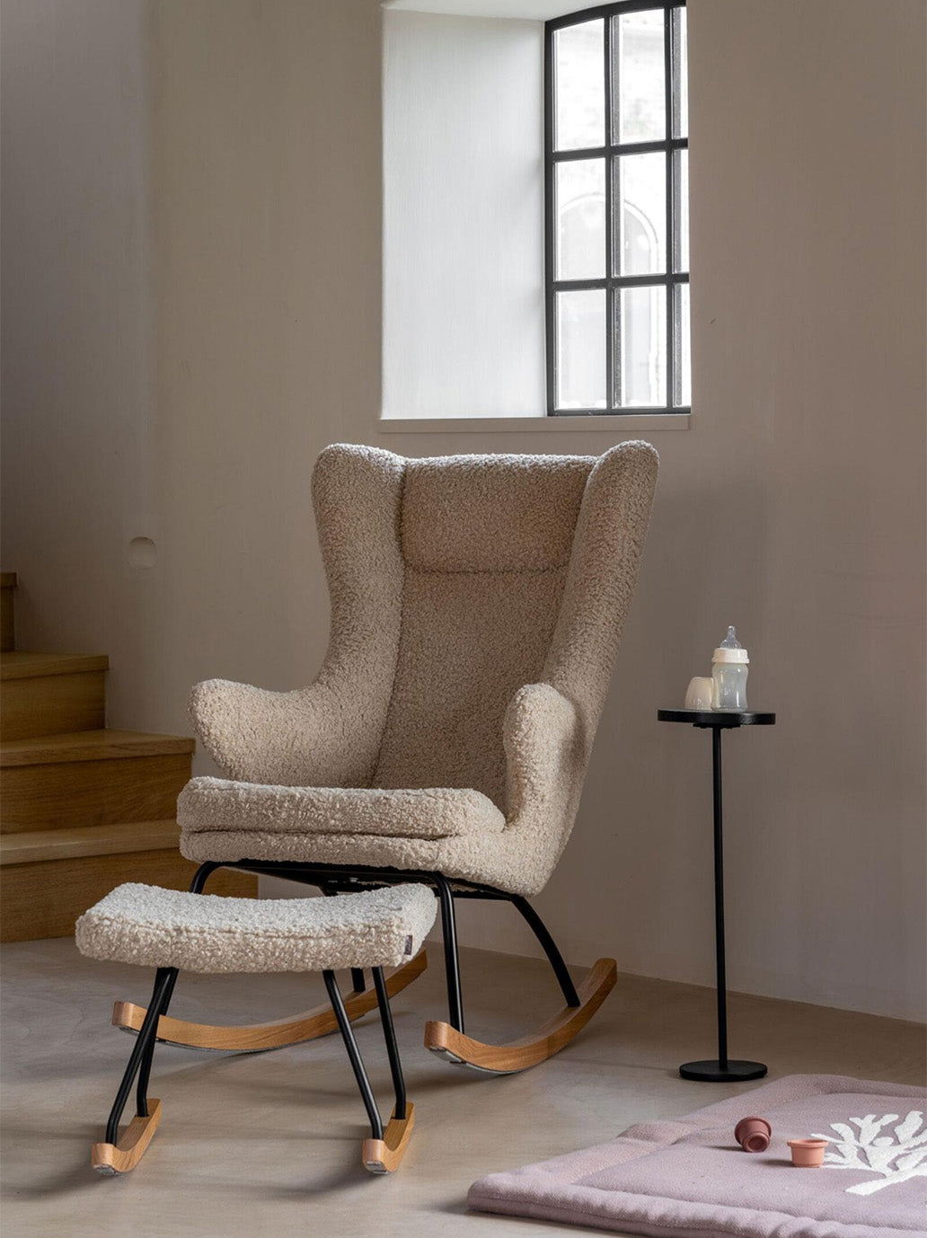 Fotel bujany De Luxe Teddy Quax BÉBÉ Concept 