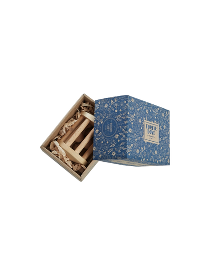 Drewniana grzechotka vintage Turtle Dove Wooden Story BÉBÉ Concept