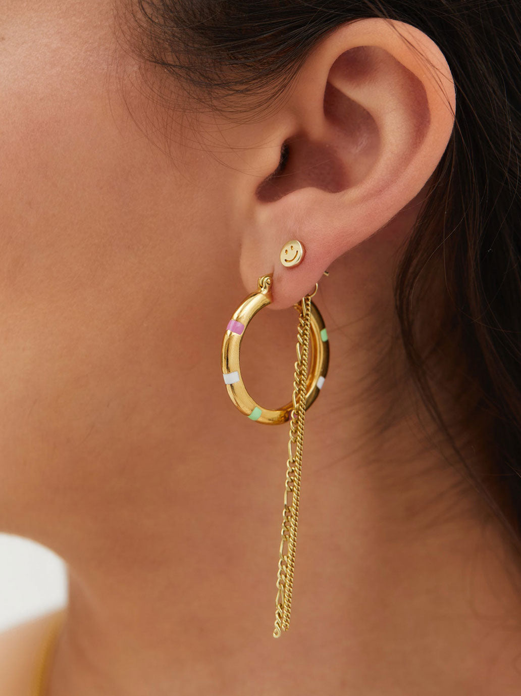 Kolczyk Happy Smile Stud Anna + Nina BÉBÉ Concept 