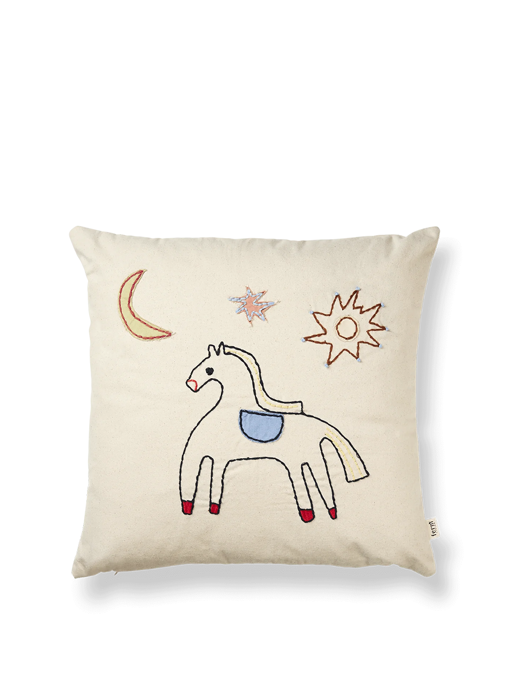 Haftowana poduszka z wypełnieniem Ferm Living BÉBÉ Concept