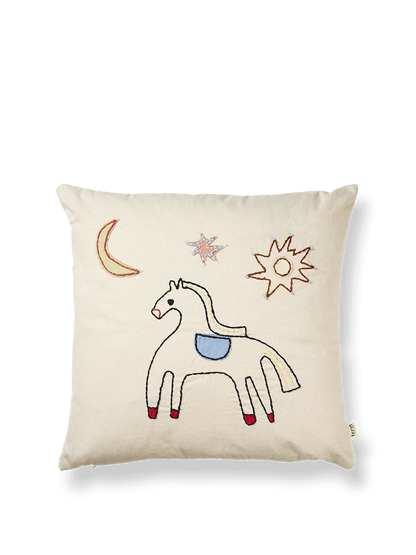 Haftowana poduszka z wypełnieniem Ferm Living BÉBÉ Concept