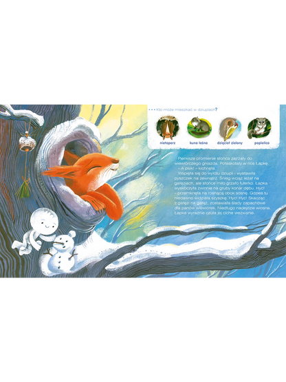 Wiewiórka z lasu Wydawnictwo Nasza Ksiegarnia BÉBÉ Concept