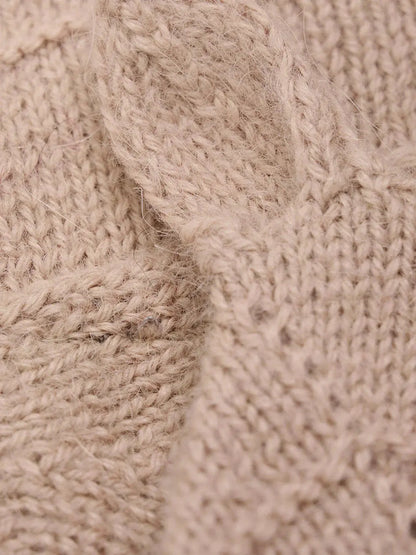 OUTLET Bonetka Alpaca Wool Knit | rozm. 62/68 Huttelihut BEBE Concept 