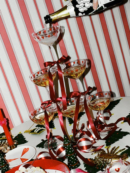 Zestaw kieliszków do szampana Anna + Nina BÉBÉ Concept 