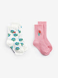 Flower short socks pack x 2 Bobo Choses BEBE Concept 