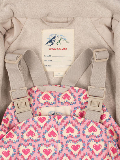 Ocieplany zestaw przeciwdeszczowy Rainy Palme set Konges Slojd BÉBÉ Concept 