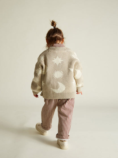 Kardigan Abstract Neutral Moon Star Claude&amp;Co BÉBÉ Concept 