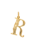 Pozłacana zawieszka Initial Muse Necklace Charm R