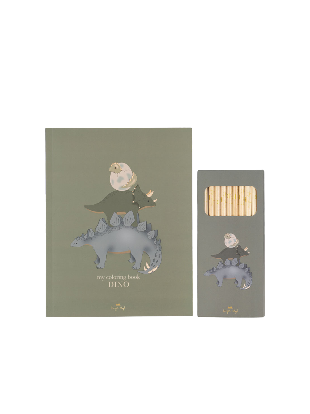 Kolorowanka z kredkami Konges Slojd BÉBÉ Concept 