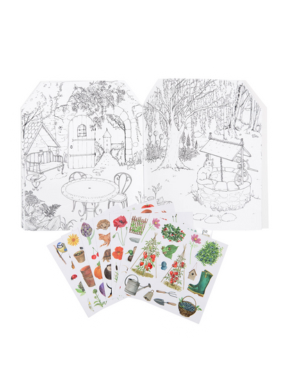 Kolorowanka z naklejkami Moulin Roty BÉBÉ Concept 