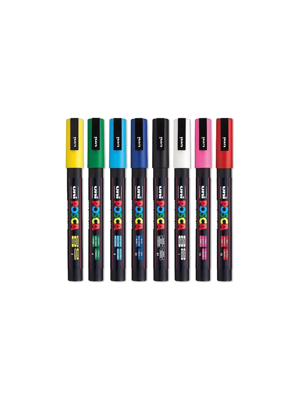 Markery z farbą plakatową POSCA PC1MR UNI BÉBÉ Concept 