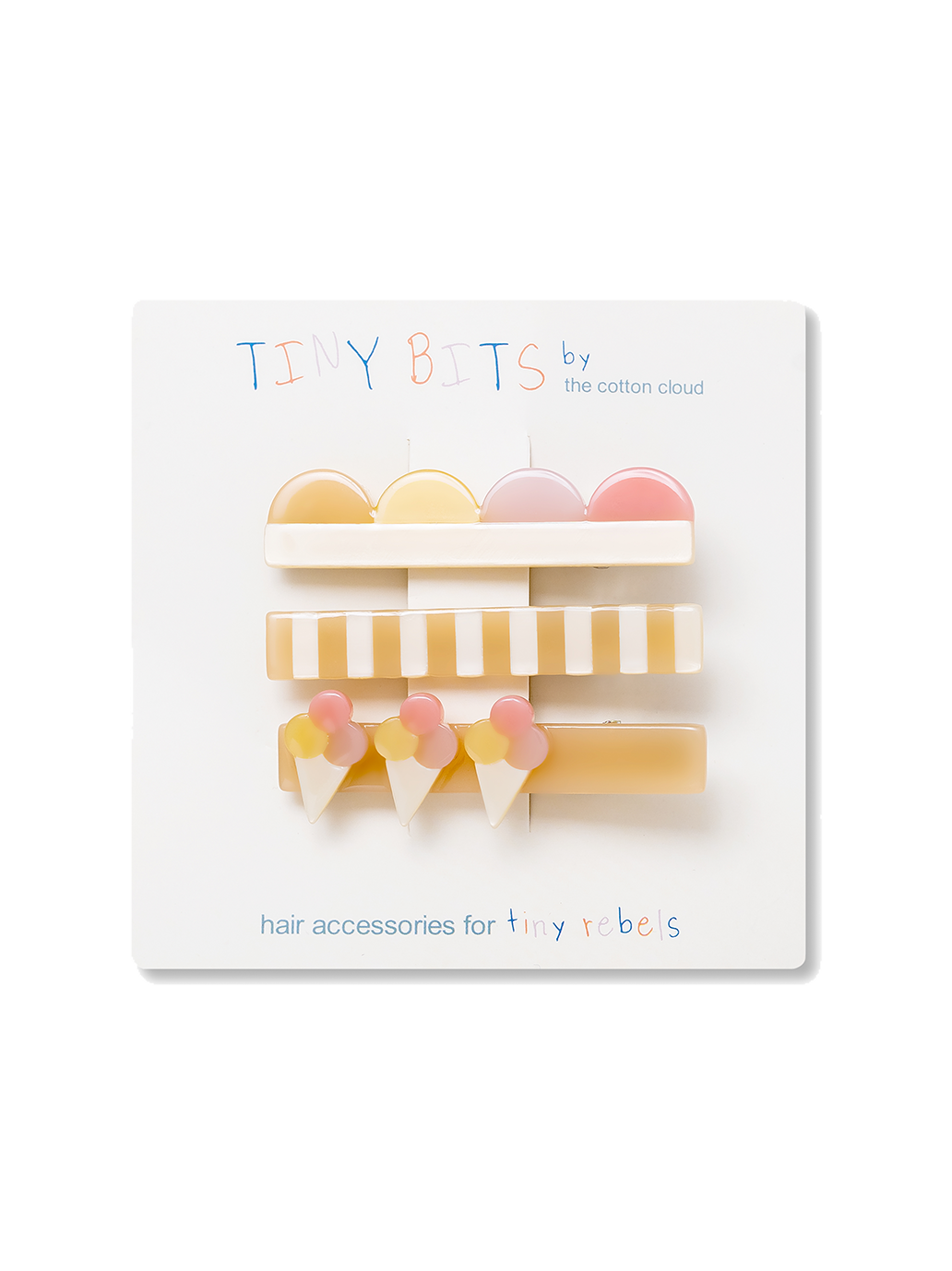 Zestaw spinek do włosów The Cotton Cloud BÉBÉ Concept 