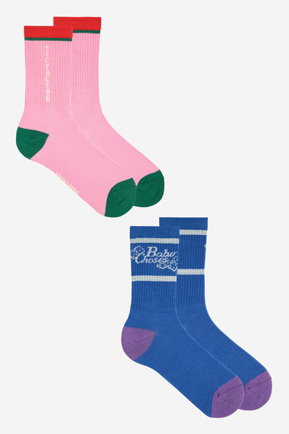 Tic Tac Toe short socks pack Bobo Choses BÉBÉ Concept 