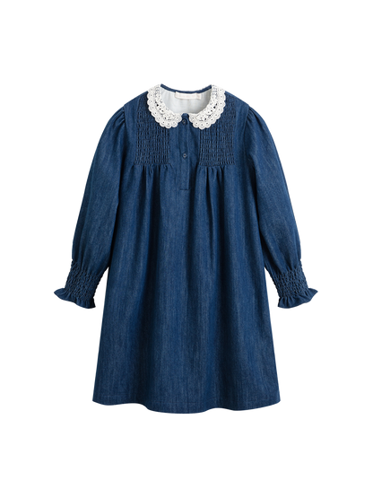 Sukienka Loredana Dress Denim Blue C'era una volta BÉBÉ Concept 