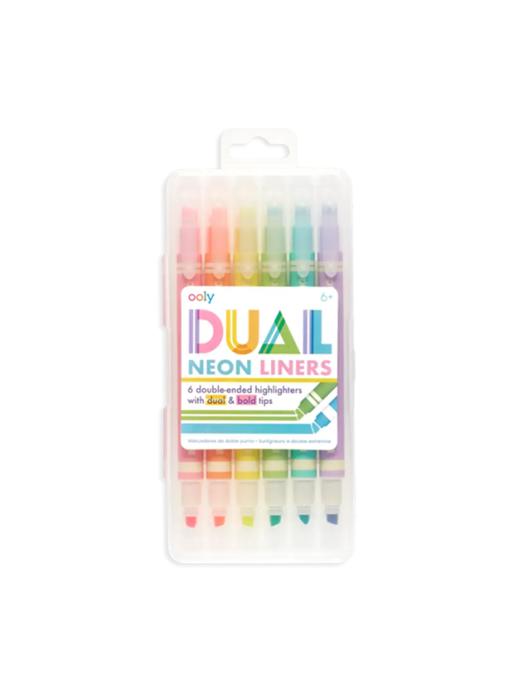 zakreślacze neonowe z dwiema końcówkami Dual Liner Ooly BÉBÉ Concept