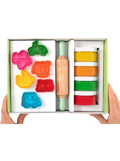 Zestaw kreatywny z naturalną ciastoliną i foremkami ChildGen BÉBÉ Concept 