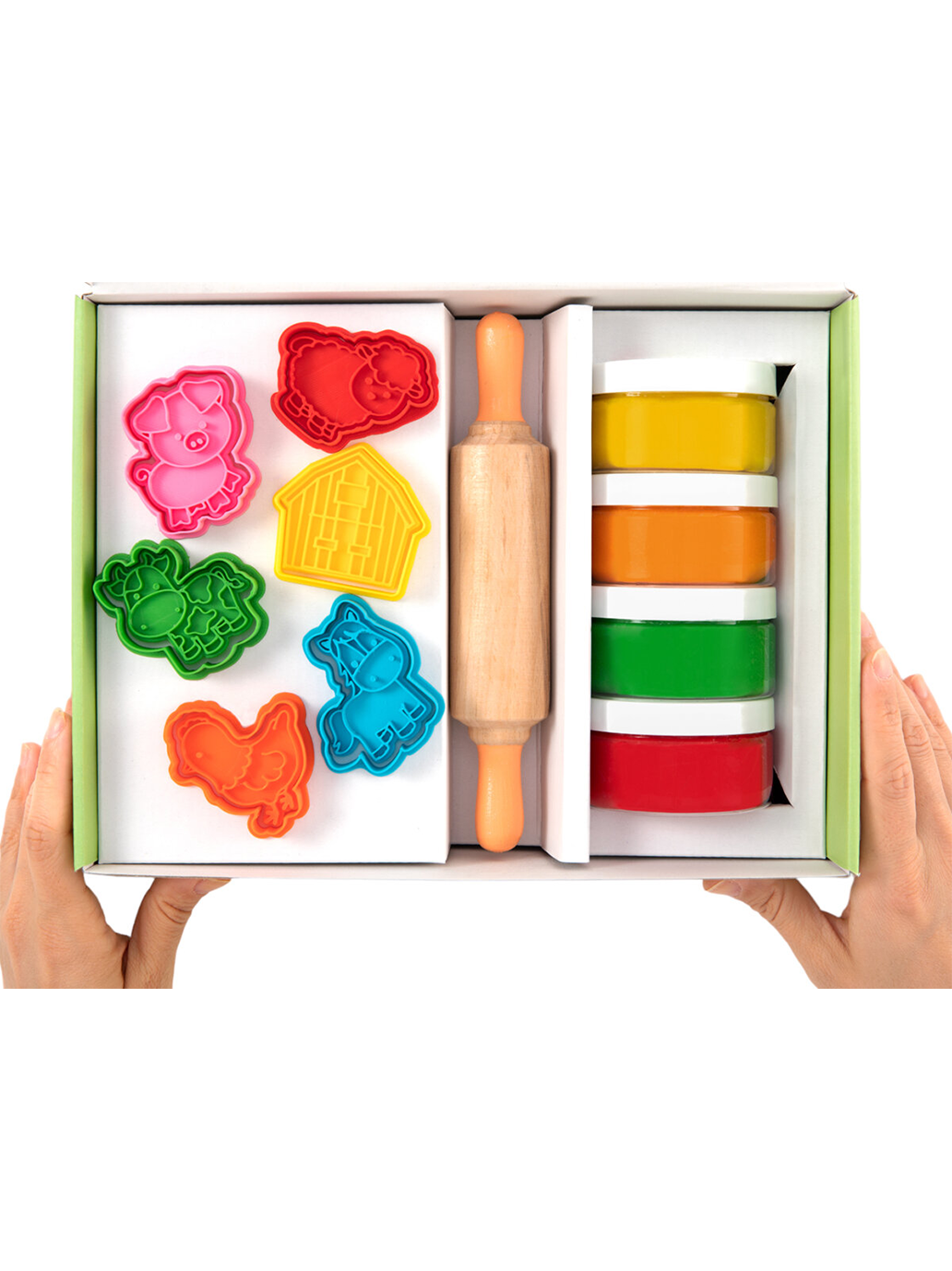 Zestaw kreatywny z naturalną ciastoliną i foremkami ChildGen BÉBÉ Concept 
