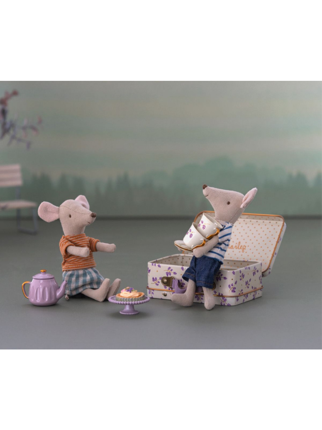 Walizeczka z zestawem deserowym Afternoon Treat Maileg BÉBÉ Concept
