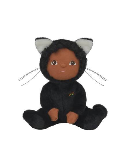 Miękka laleczka Dinky Dinkum Halloween Cat Olli Ella BÉBÉ Concept 