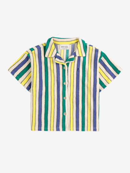Koszulka Multicolor Stripes terry cloth shirt Bobo Choses BÉBÉ Concept 