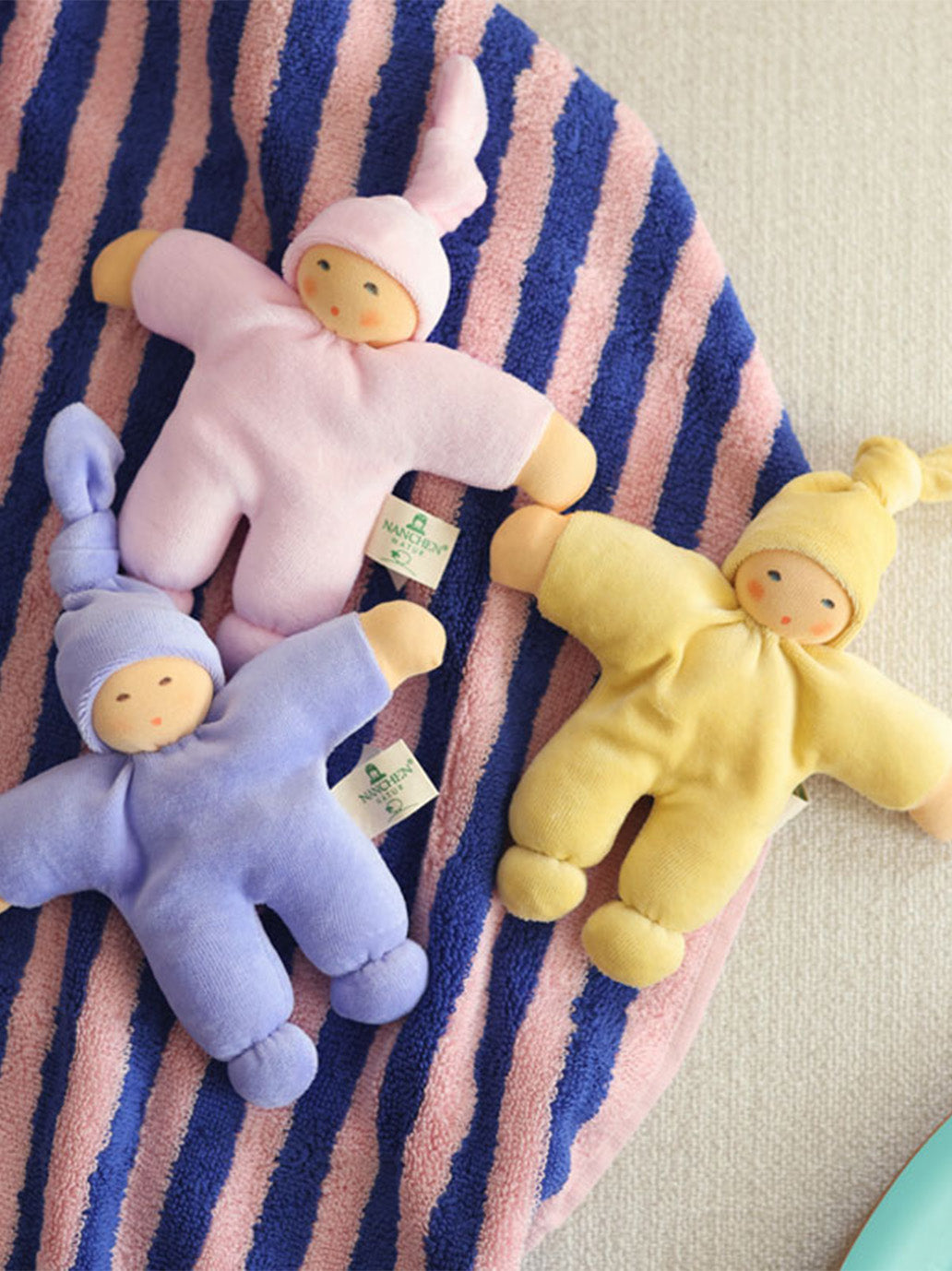 Lalka niemowlęca Pimper Terry Doll PASTEL ROSE