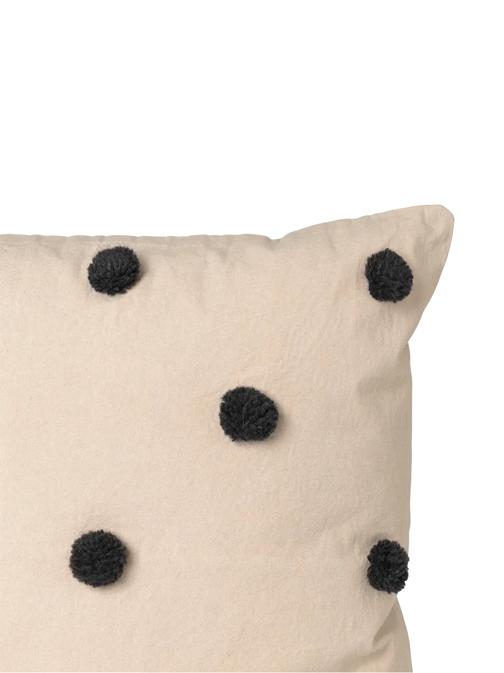Poduszka ozdobna z pomponami Dot Tufted Cushion Ferm Living BEBE Concept 