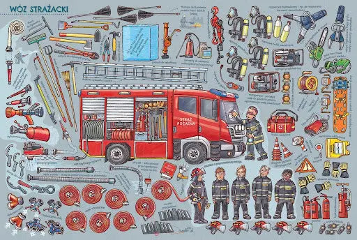 Co jest w środku? Pojazdy Wydawnictwo Nasza Ksiegarnia BÉBÉ Concept