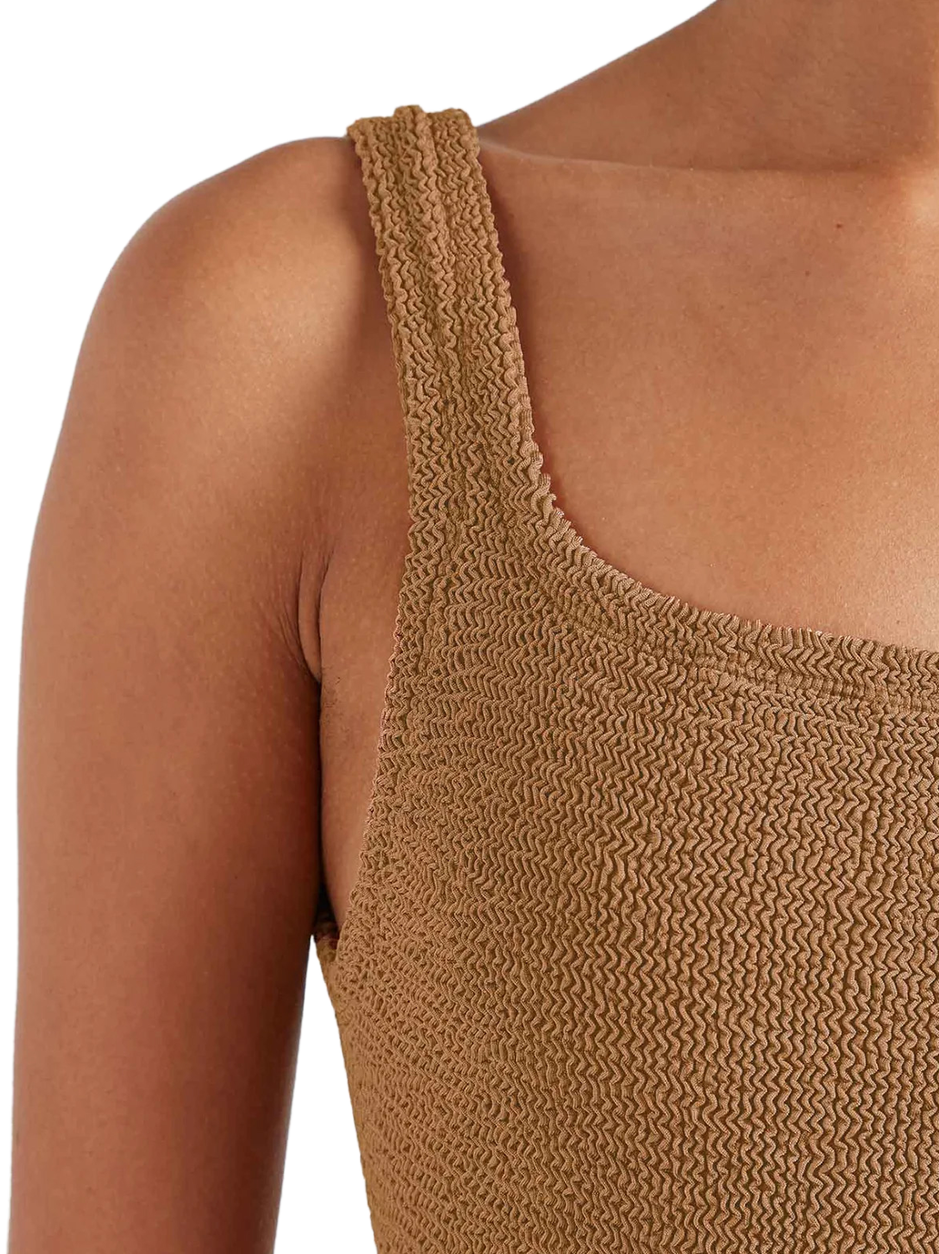 Maillot de bain à encolure carrée METALLIC COCOA