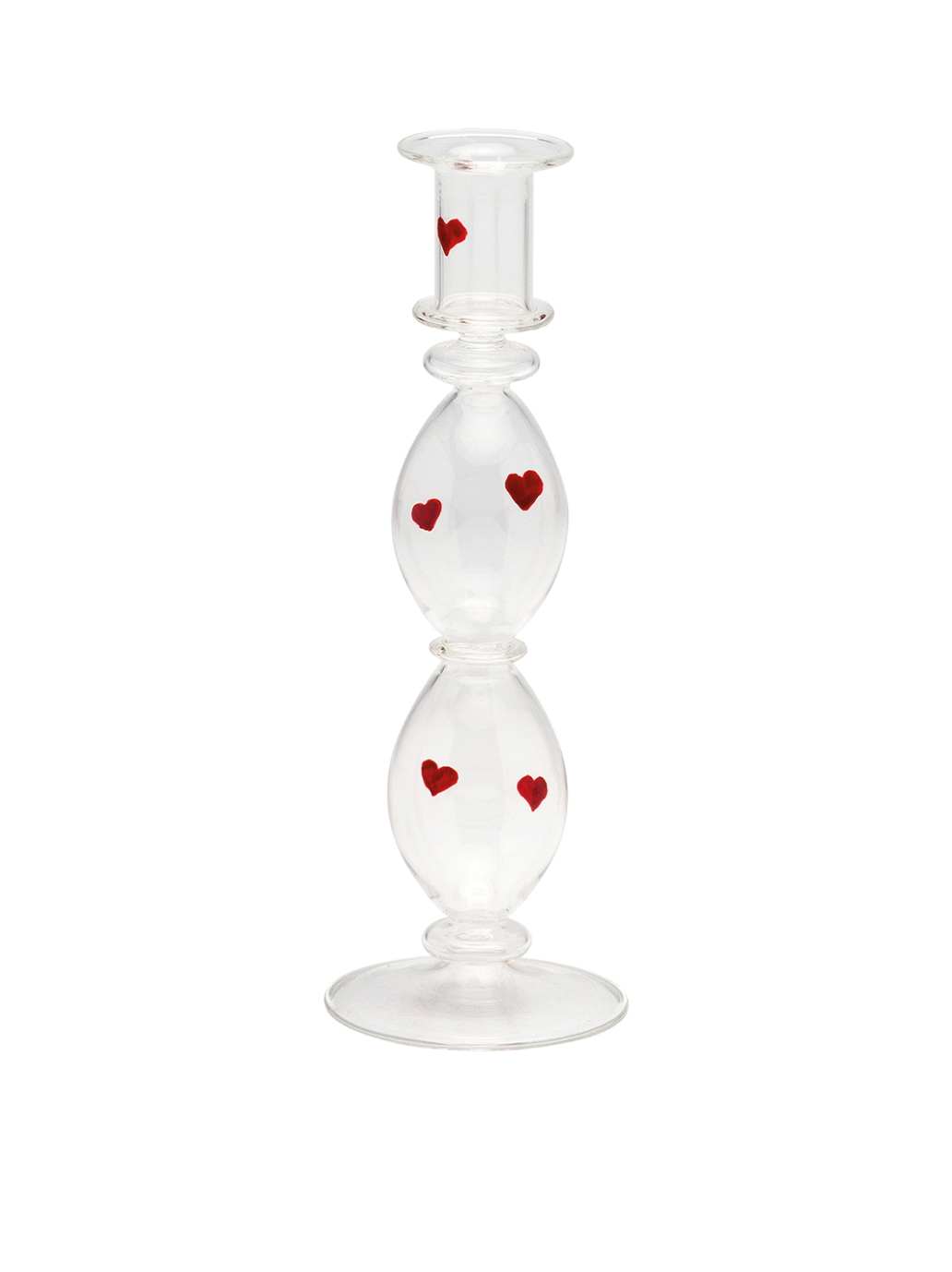 Szklany świecznik Anna + Nina BÉBÉ Concept 