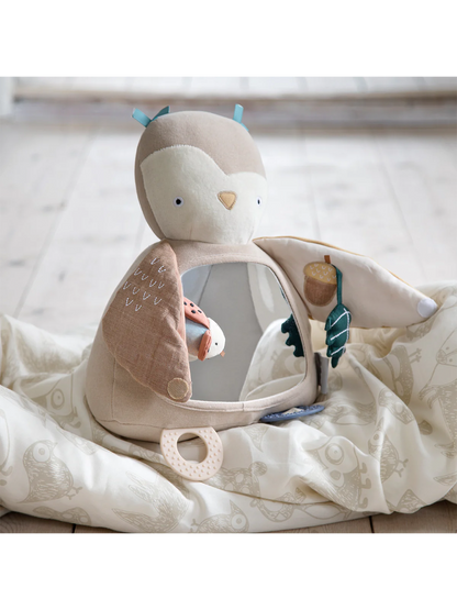 Zabawka sensoryczna z lusterkiem Blinky the owl Sebra BÉBÉ Concept