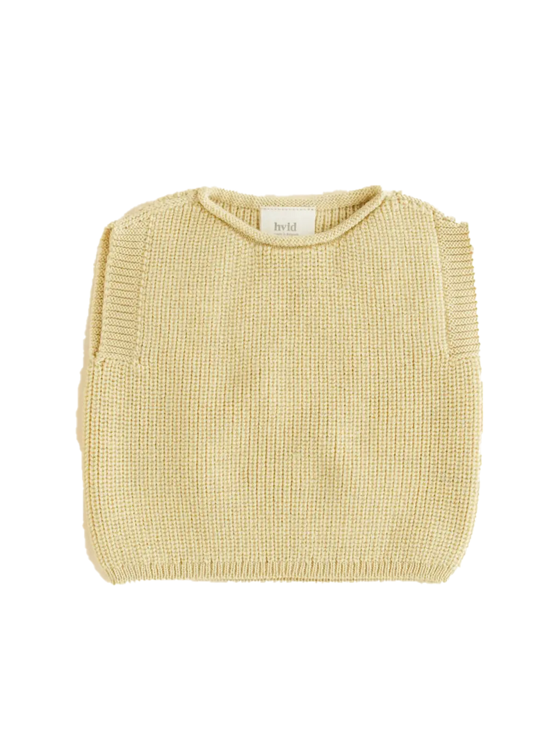 Kamizelka merino dla niemowląt Harvey vest Hvid BÉBÉ Concept 