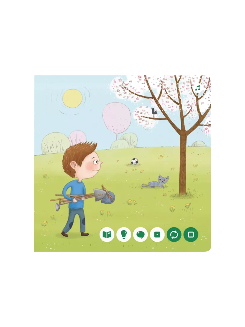 Wiosna. Mini książka interaktywna Albi BÉBÉ Concept 