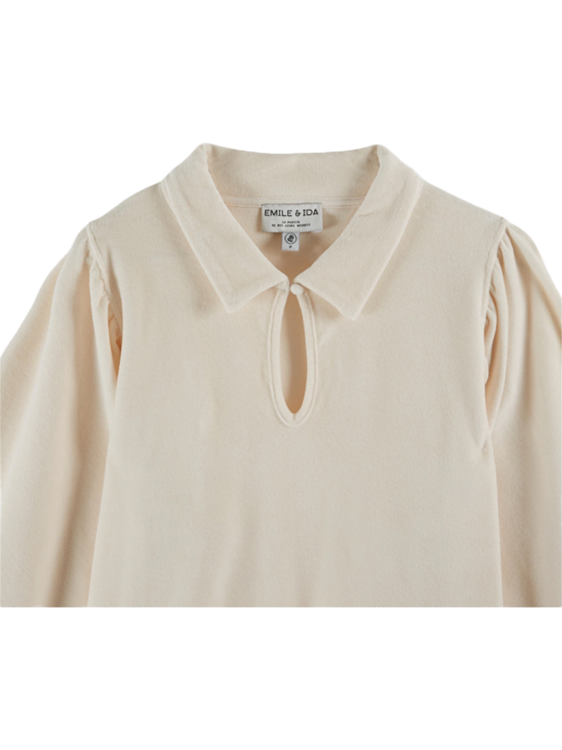 Bluzka Ballon velour sweatshirt Emile et Ida BÉBÉ Concept 