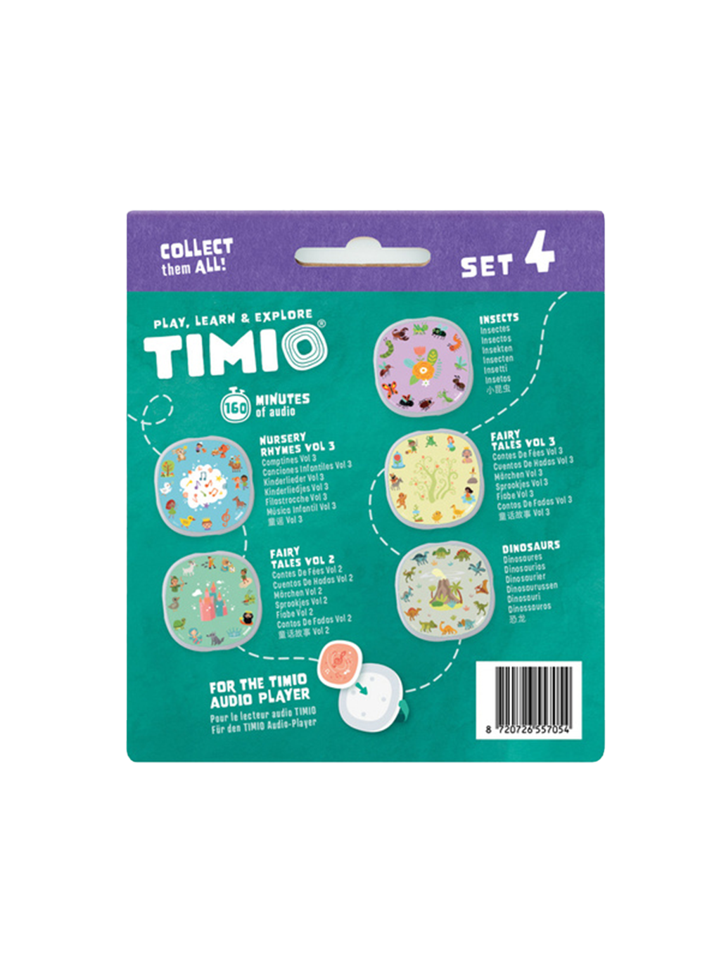 Zestaw dysków z nagraniami do Timio Timio BÉBÉ Concept 