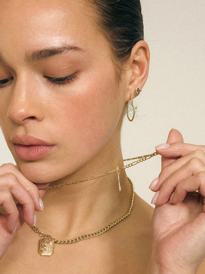 Złota zawieszka Key To Versaille Charm Anna + Nina BÉBÉ Concept 