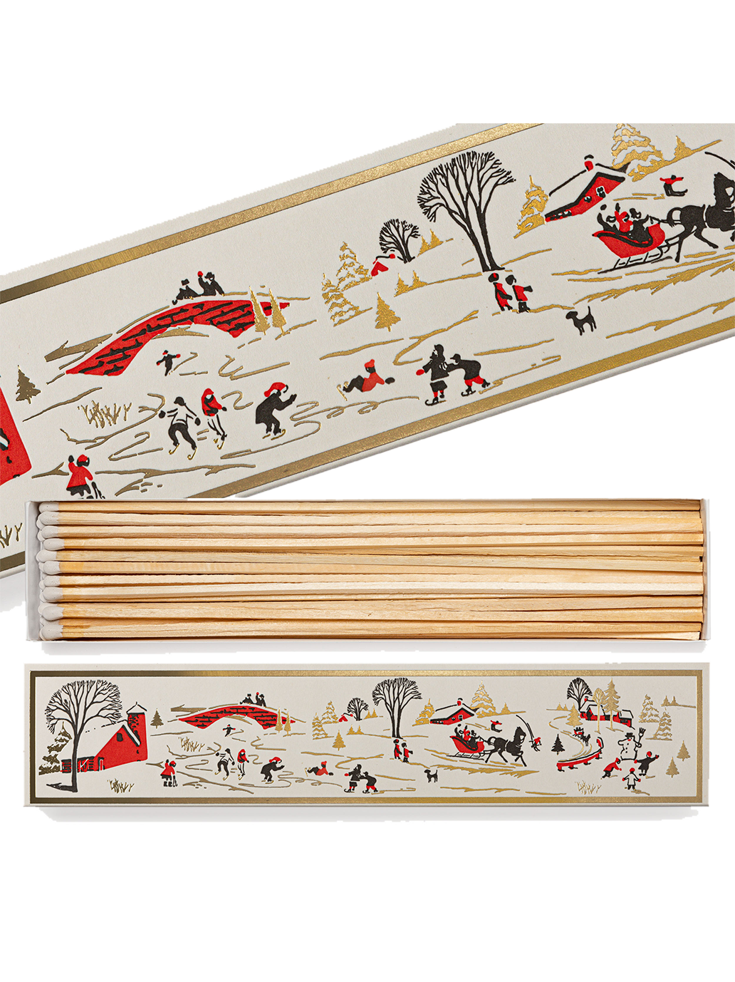 Długie zapałki w ozdobnym pudełku Archivist Gallery BÉBÉ Concept 