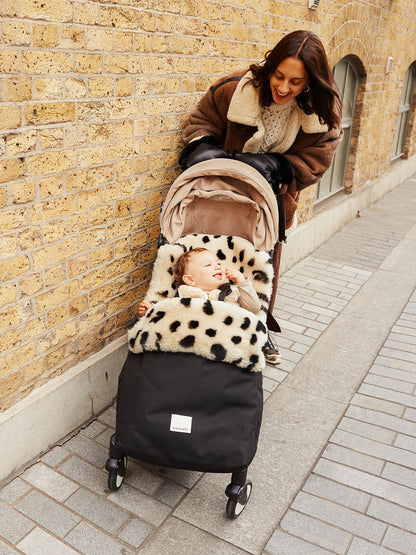 Nieprzemakalny śpiworek do wózka z wełną merino BINIBAMBA BÉBÉ Concept 