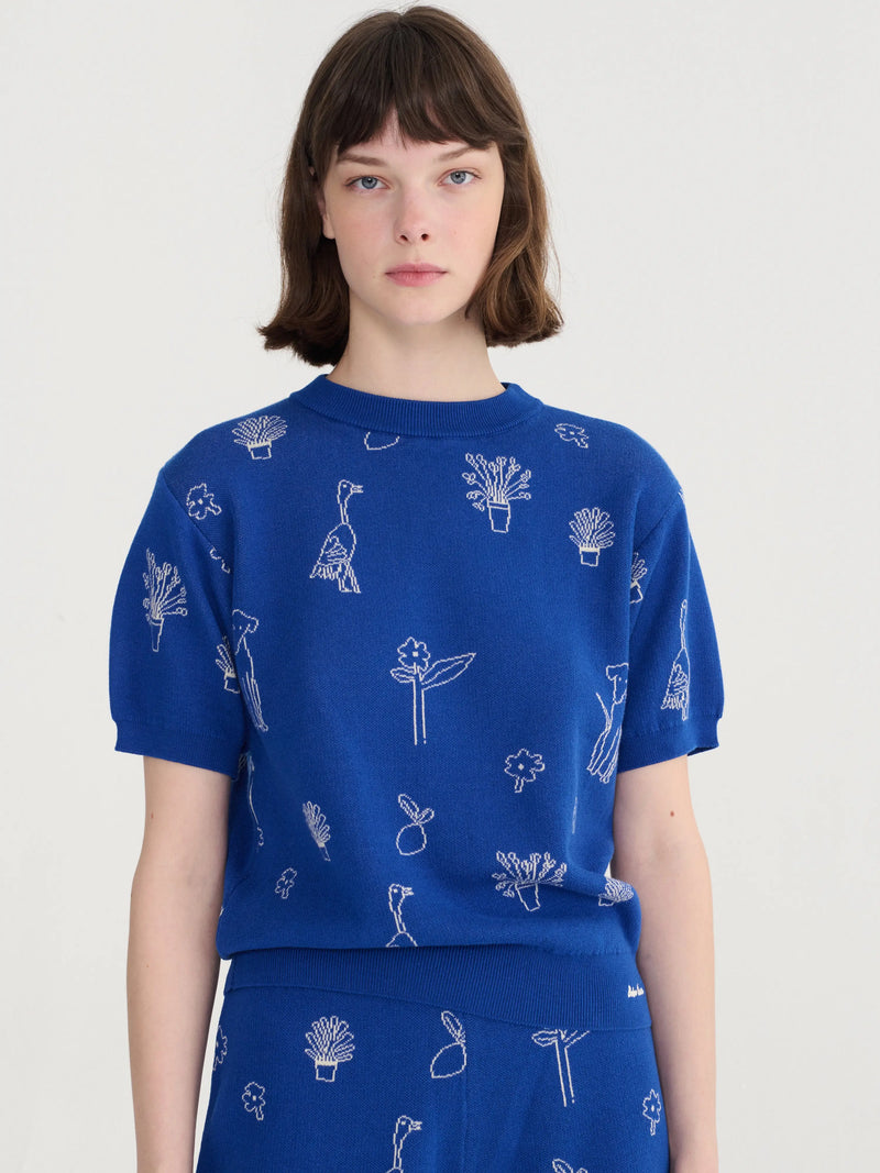 Summer trip jacquard cotton jumper Bobo Choses BEBE Concept 
