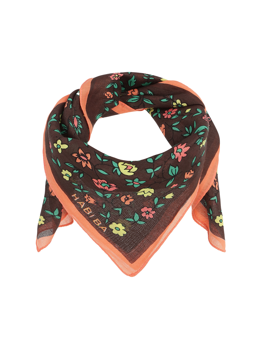 Bawełniana bandana Hilma COFFEE