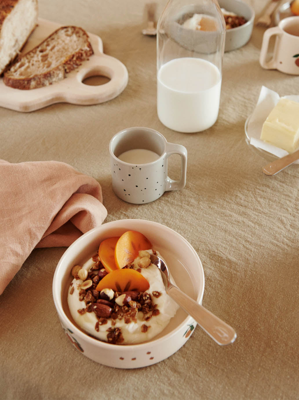 Zestaw stalowych sztućców Nadine Liewood BÉBÉ Concept