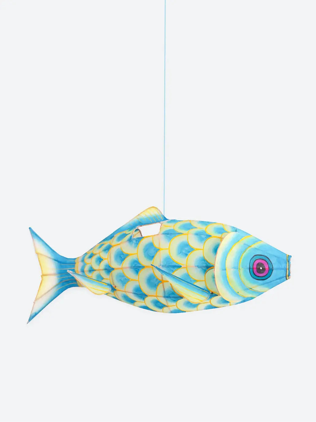Ręcznie malowany lampion z jedwabiu Small Carp Petit Pan BÉBÉ Concept 