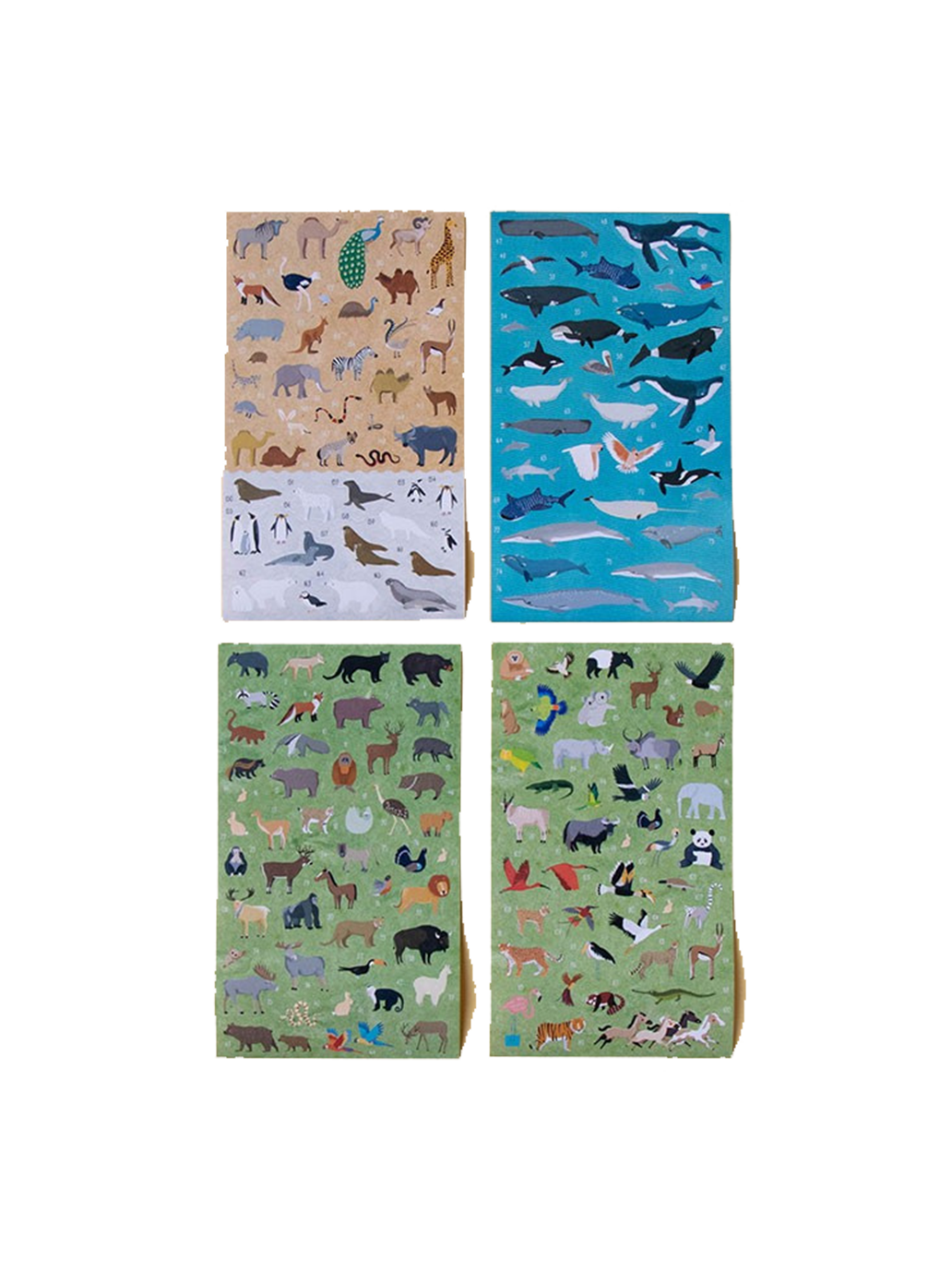 Kreatywne naklejki Zwierzęta Świata Londji BÉBÉ Concept 