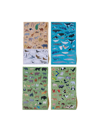 Kreatywne naklejki Zwierzęta Świata Londji BÉBÉ Concept 