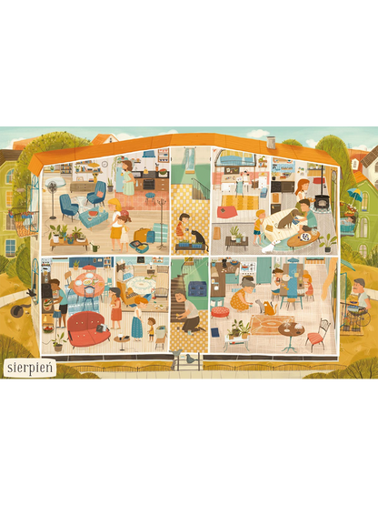 Rok w domu Wydawnictwo Nasza Ksiegarnia BÉBÉ Concept