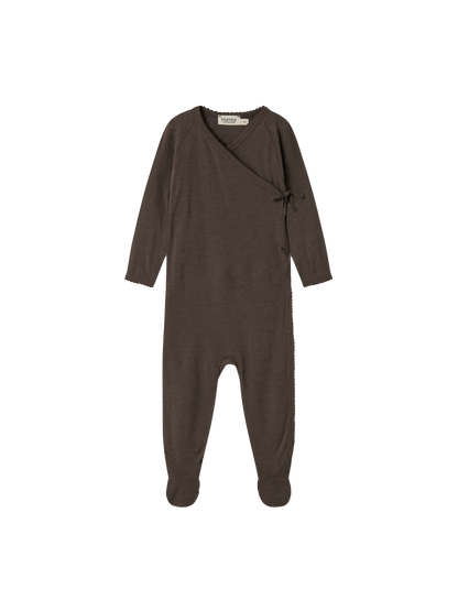 Śpioszki niemowlęce merino Rubetta Pointelle MarMar Copenhagen BÉBÉ Concept 