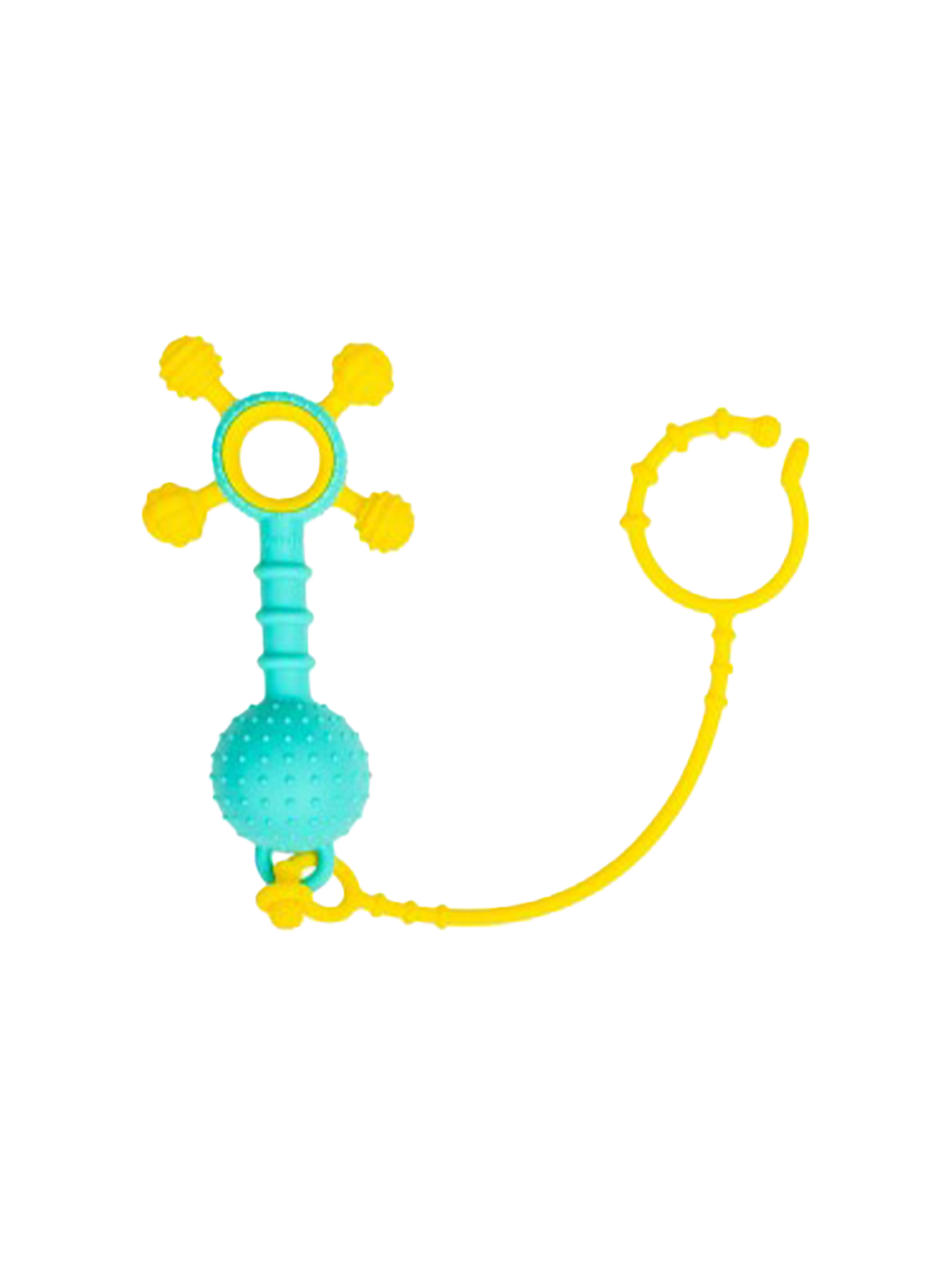 Silikonowy gryzak z grzechotką Gumlii Mobi BÉBÉ Concept 