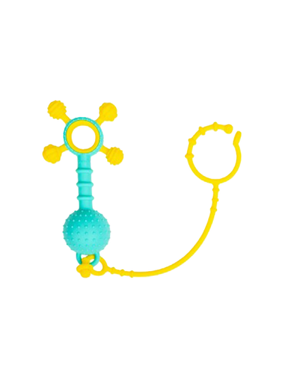 Silikonowy gryzak z grzechotką Gumlii Mobi BÉBÉ Concept 