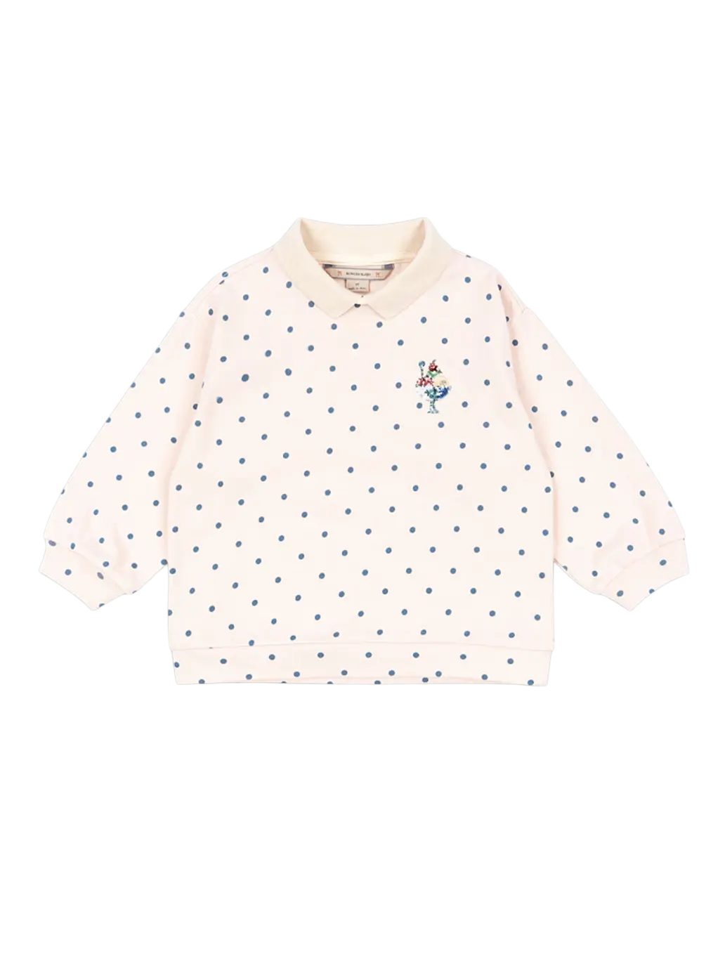 Koszulka polo z długim rękawem Spotty GOTS Konges Slojd BEBE Concept 