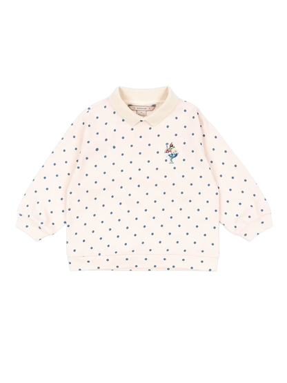 Koszulka polo z długim rękawem Spotty GOTS Konges Slojd BEBE Concept 