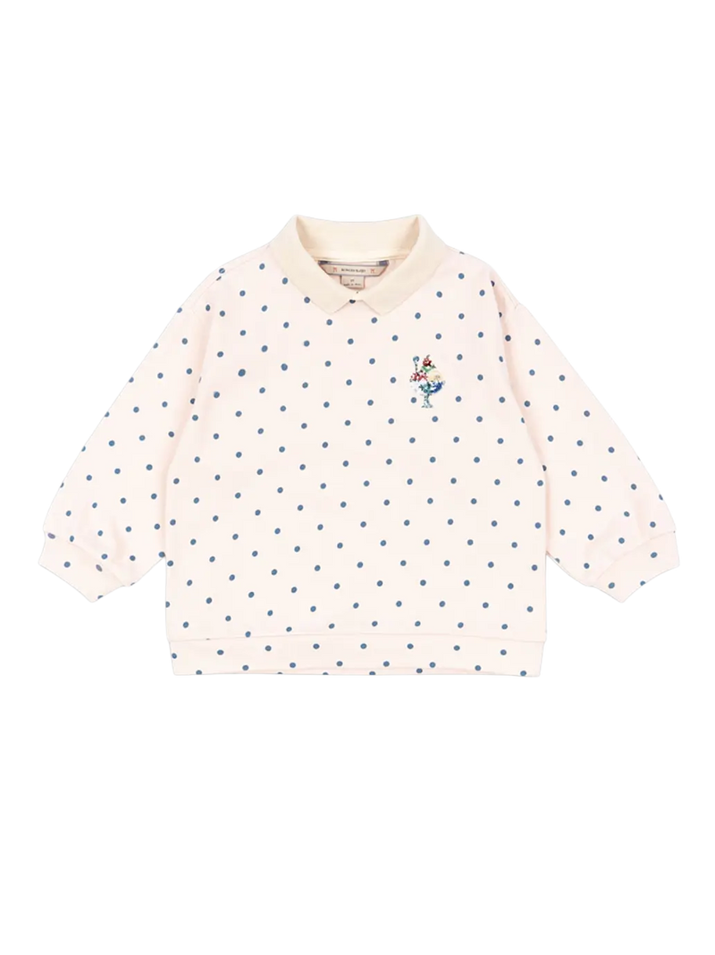 Koszulka polo z długim rękawem Spotty GOTS Konges Slojd BEBE Concept 